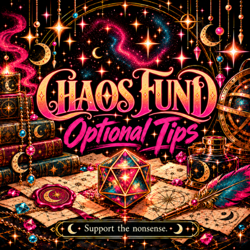 Chaos Fund optional tips celestial artwork